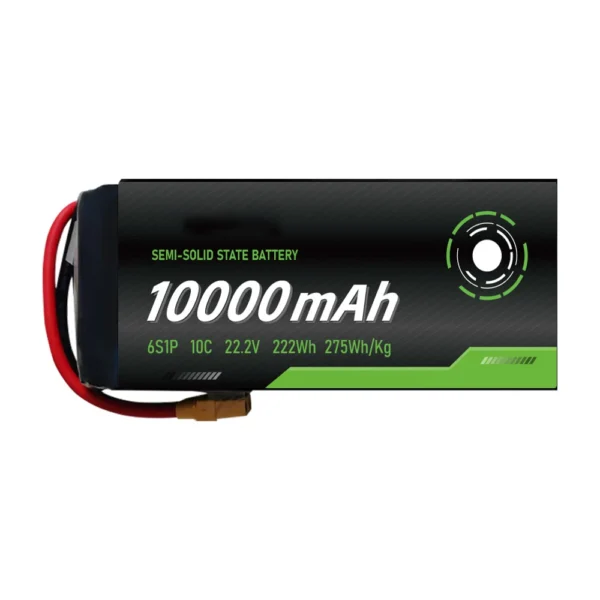 Semi-solid state battery