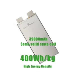 Semi solid state drone battery